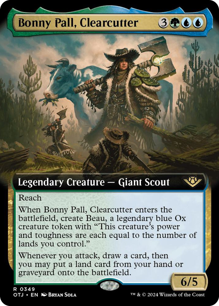 0349 Bonny Pall, Clearcutter (Extended Art) R Outlaws of Thunder Junction