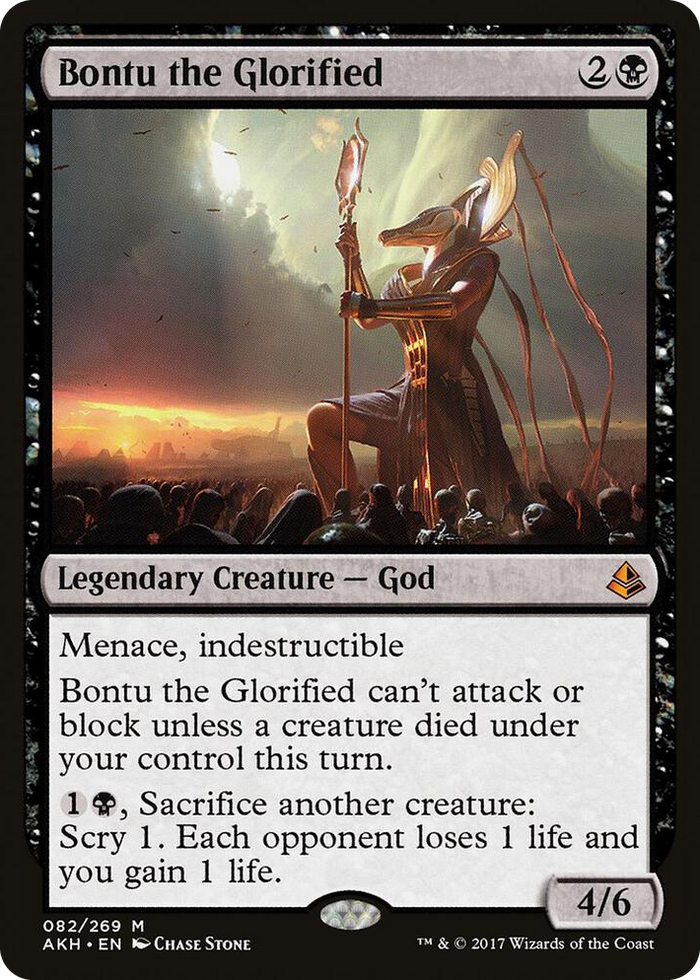 Bontu the Glorified #82 M - Amonkhet Pokemon card