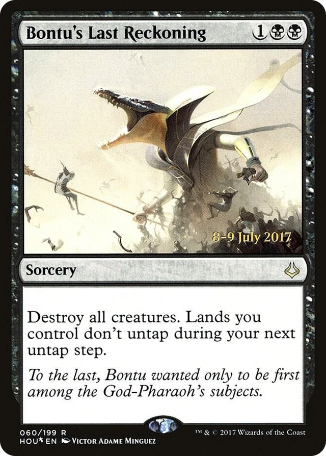 0060 Bontu's Last Reckoning R Prerelease Cards