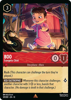 0127 Boo - Energetic Child Rare Attack of the Vine!