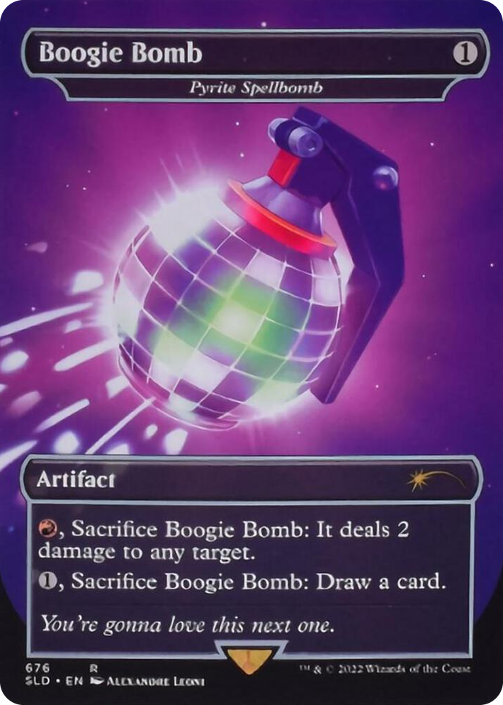 0676 Boogie Bomb - Pyrite Spellbomb R Secret Lair Drop Series
