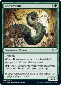0123 Bookwurm U Strixhaven: School of Mages