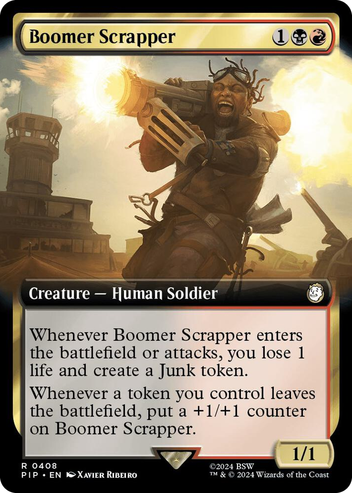 0408 Boomer Scrapper (Extended Art) R Universes Beyond: Fallout