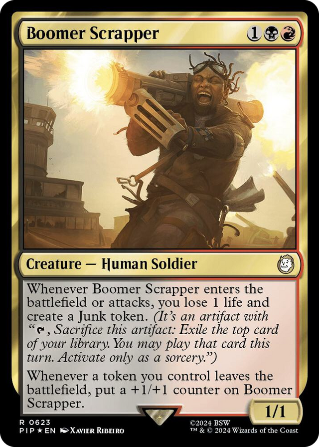 0623 Boomer Scrapper (Surge Foil) R Universes Beyond: Fallout