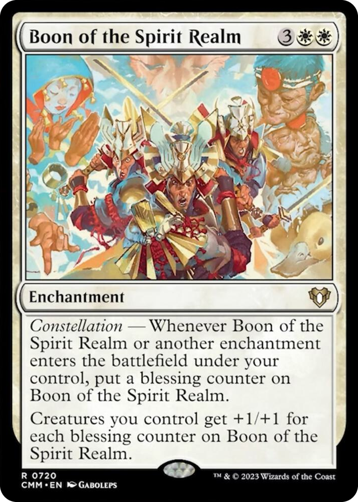 0720 Boon of the Spirit Realm R Commander Masters