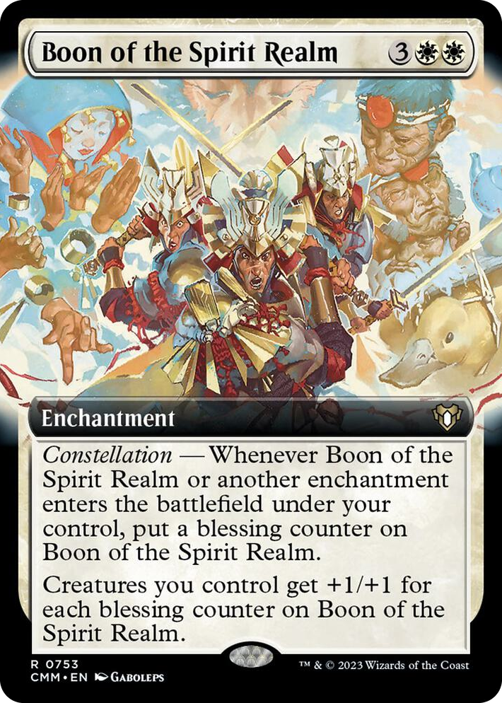 0753 Boon of the Spirit Realm (Extended Art) R Commander Masters