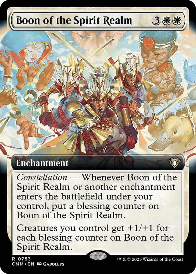 0753 Boon of the Spirit Realm (Extended Art) R Commander Masters
