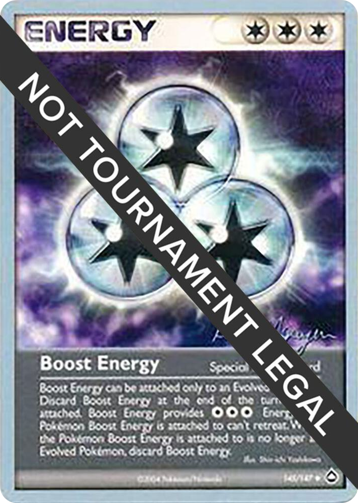 0145 Boost Energy - 2004 (Kevin Nguyen) Uncommon World Championship Decks