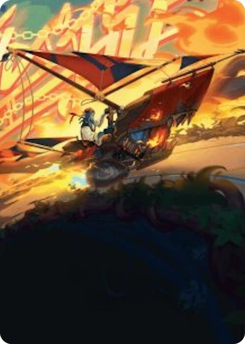 0047 Boosted Sloop Art Card S Art Series: Aetherdrift