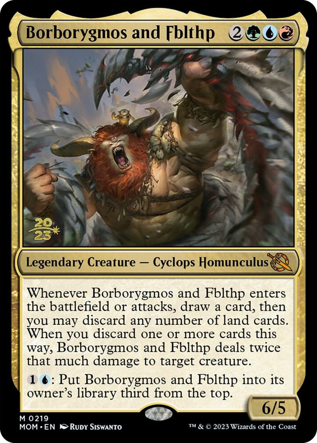 0219 Borborygmos and Fblthp M Prerelease Cards