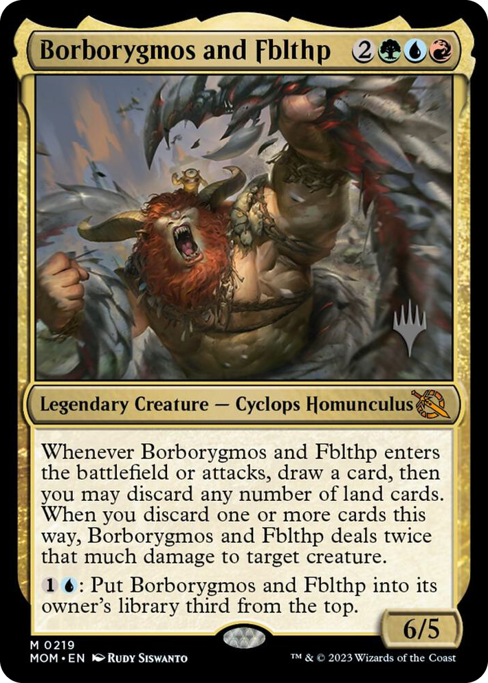 0219 Borborygmos and Fblthp M Promo Pack: March of the Machine