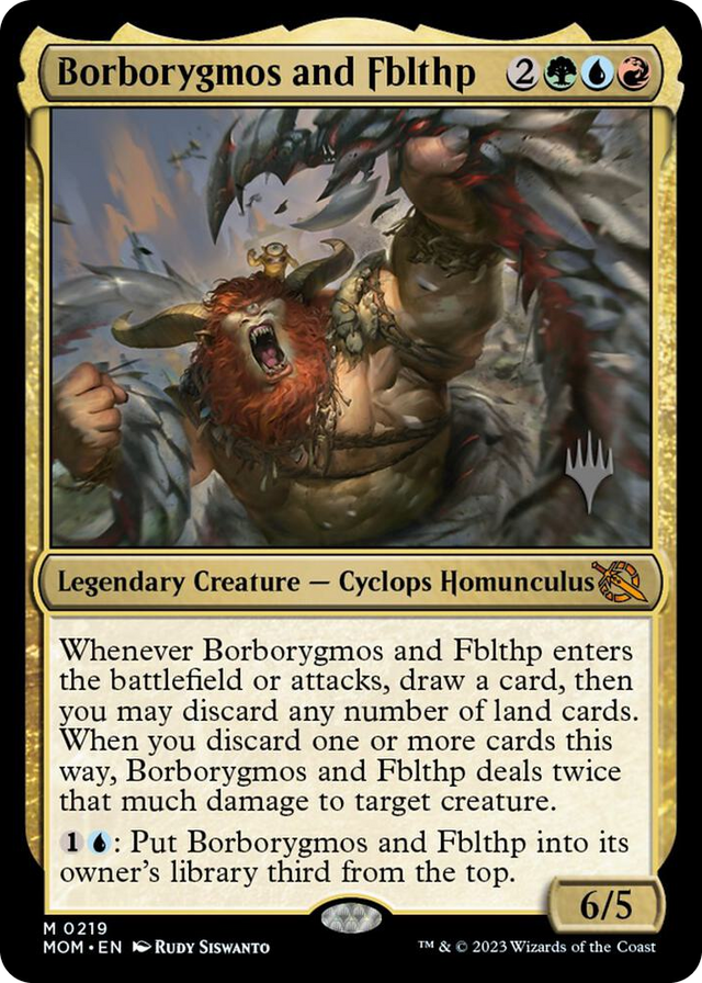 0219 Borborygmos and Fblthp M Promo Pack: March of the Machine