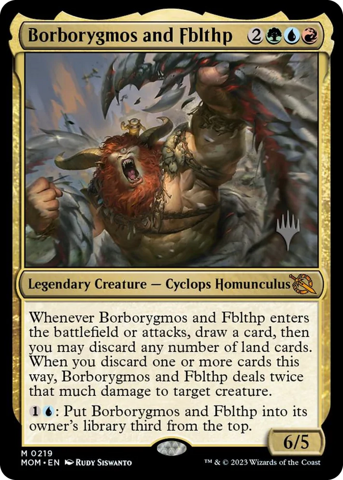 0219 Borborygmos and Fblthp M Promo Pack: March of the Machine