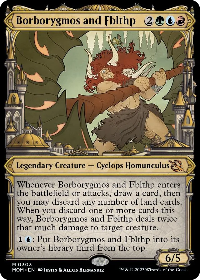 0303 Borborygmos and Fblthp (Showcase) M March of the Machine