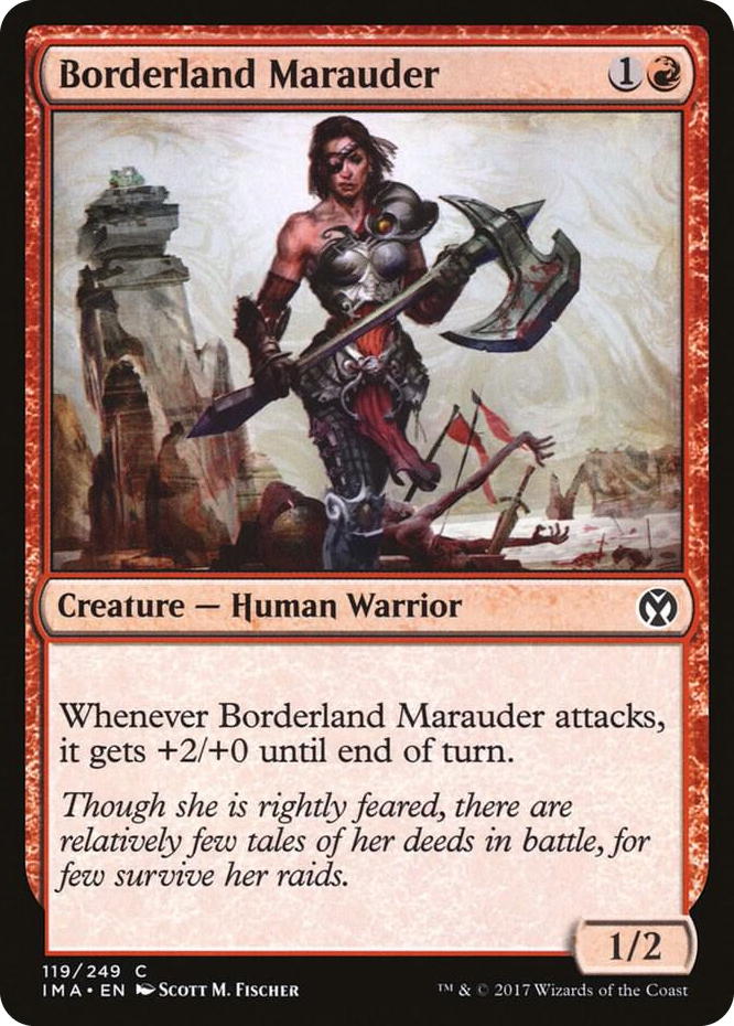 0119 Borderland Marauder C Iconic Masters