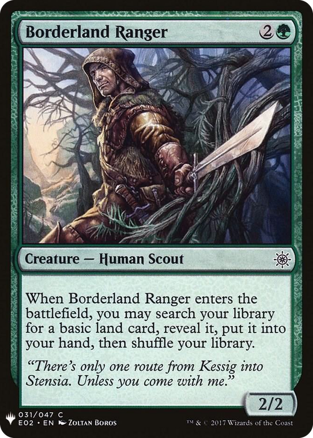 0031 Borderland Ranger C The List Reprints