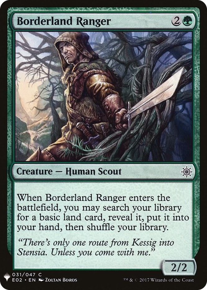 Borderland Ranger #31 C - The List Reprints Pokemon card