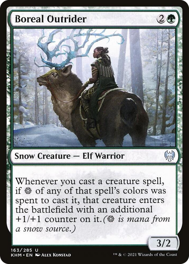 0163 Boreal Outrider U Kaldheim