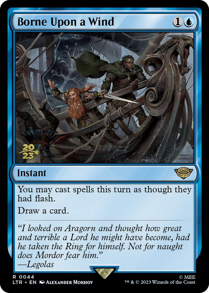 0044 Borne Upon a Wind R Prerelease Cards