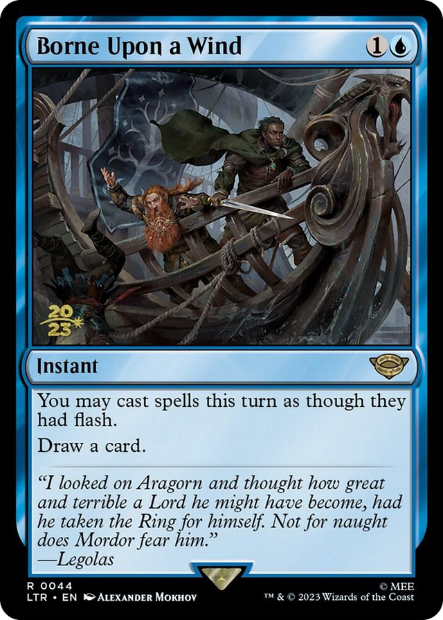 0044 Borne Upon a Wind R Prerelease Cards
