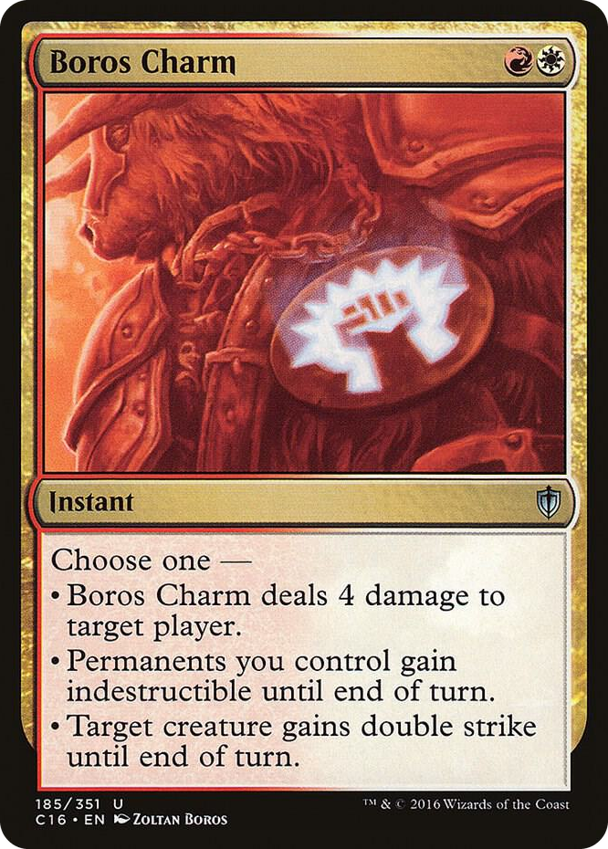 Boros Charm #185 U - Commander 2016 Pokemon card