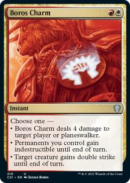 0210 Boros Charm U Commander 2021
