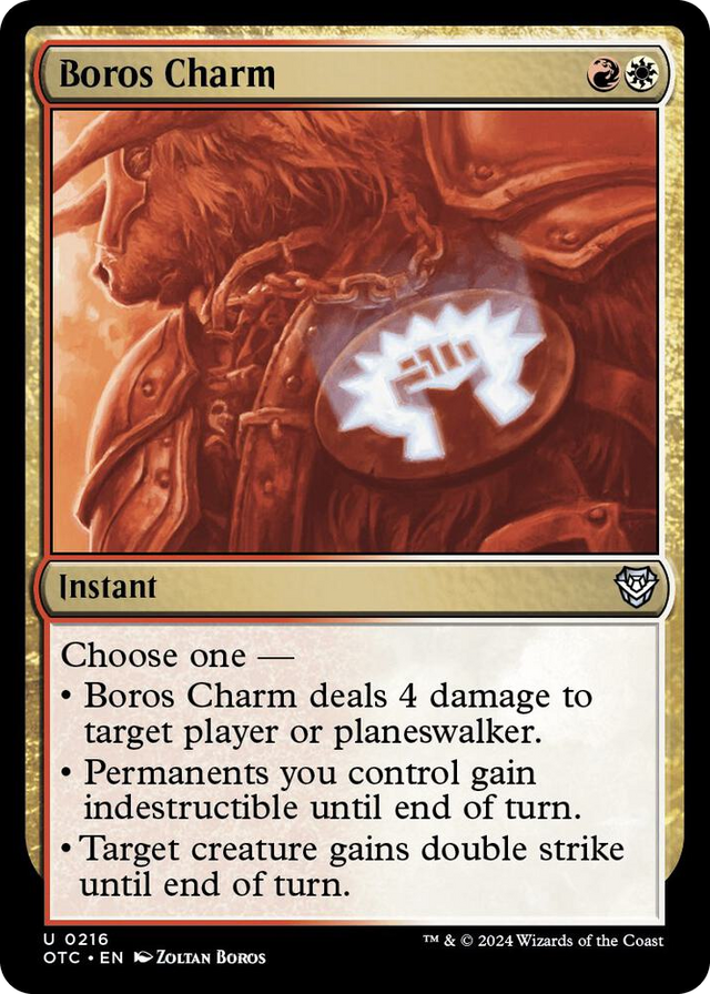 0216 Boros Charm U Commander: Outlaws of Thunder Junction