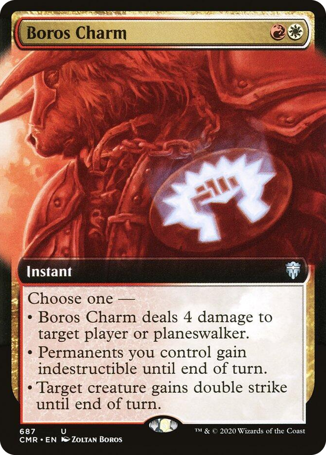 0687 Boros Charm (Extended Art) U Commander Legends