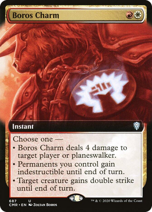 0687 Boros Charm (Extended Art) U Commander Legends