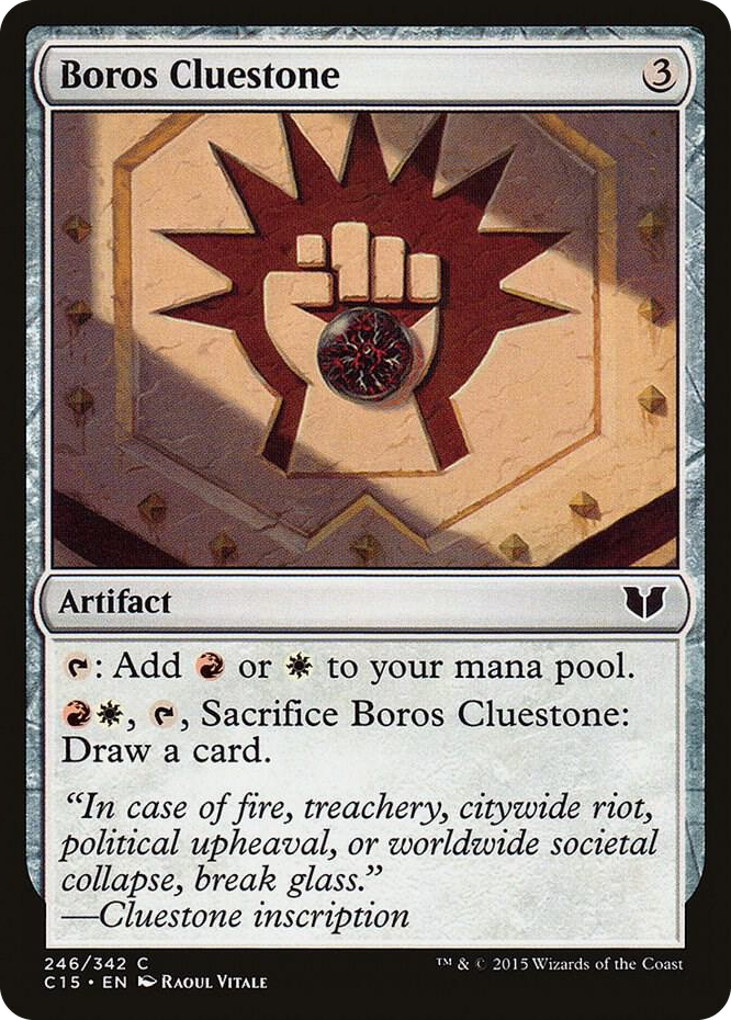 0246 Boros Cluestone C Commander 2015