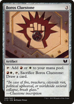 0246 Boros Cluestone C Commander 2015