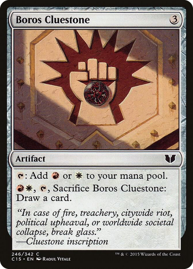 0246 Boros Cluestone C Commander 2015