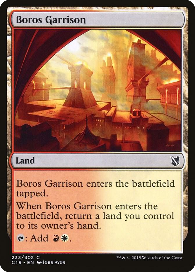 0233 Boros Garrison C Commander 2019