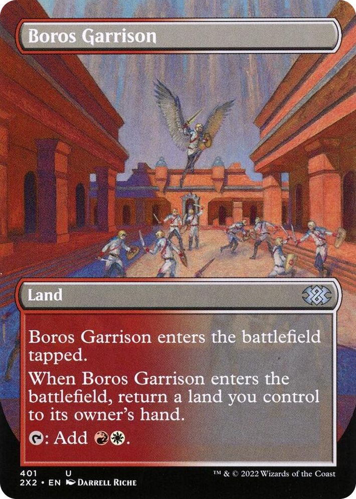 0401 Boros Garrison (Borderless) U Double Masters 2022
