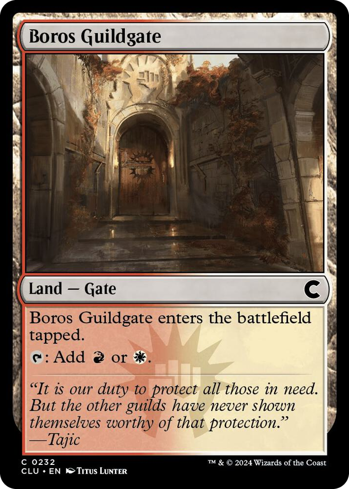 0232 Boros Guildgate C Ravnica: Clue Edition