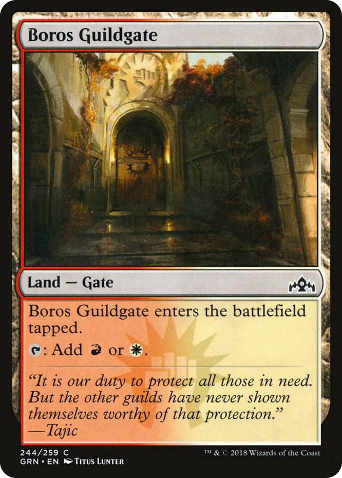 0244 Boros Guildgate (244) C Guilds of Ravnica