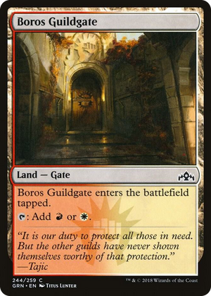 0244 Boros Guildgate (244) C Guilds of Ravnica