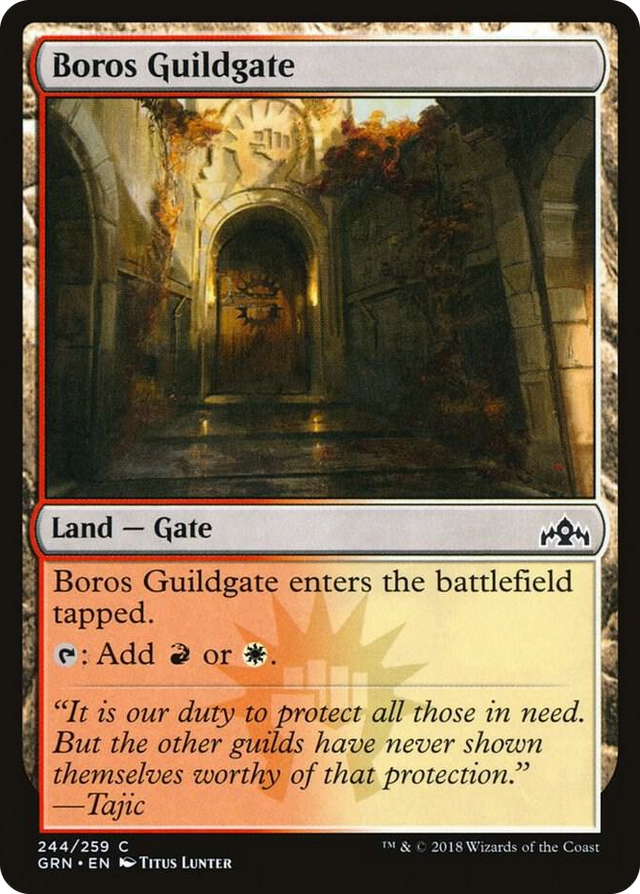 0244 Boros Guildgate (244) C Guilds of Ravnica