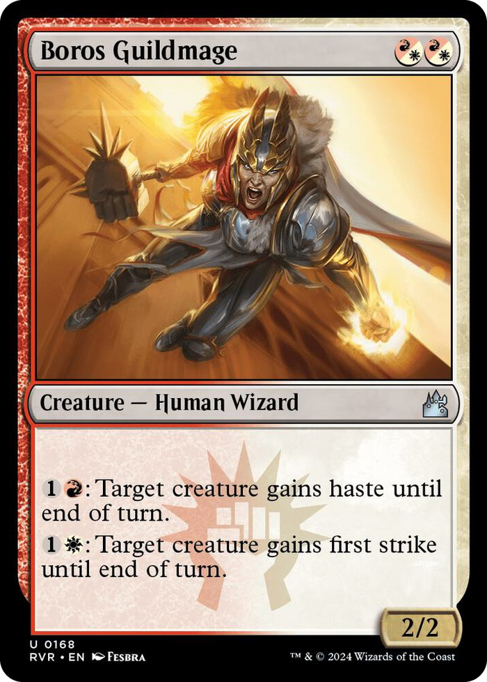 Boros Guildmage #168 U - Ravnica Remastered Pokemon card