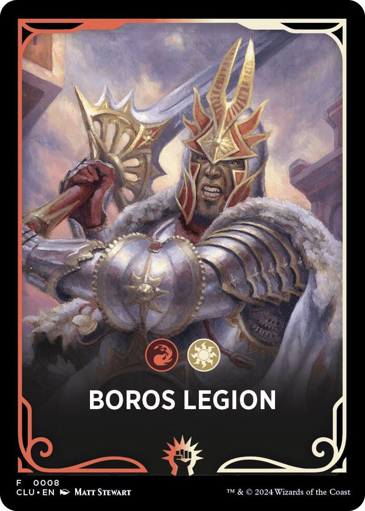 0008 Boros Legion Theme Card T Ravnica: Clue Edition