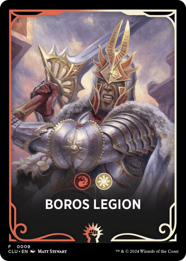 0008 Boros Legion Theme Card T Ravnica: Clue Edition