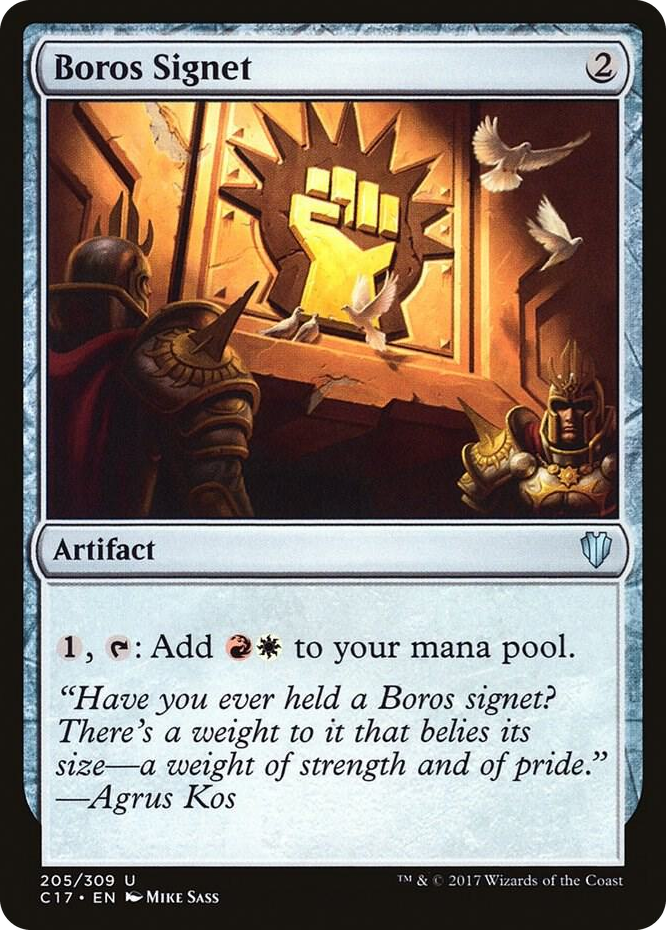 0205 Boros Signet U Commander 2017