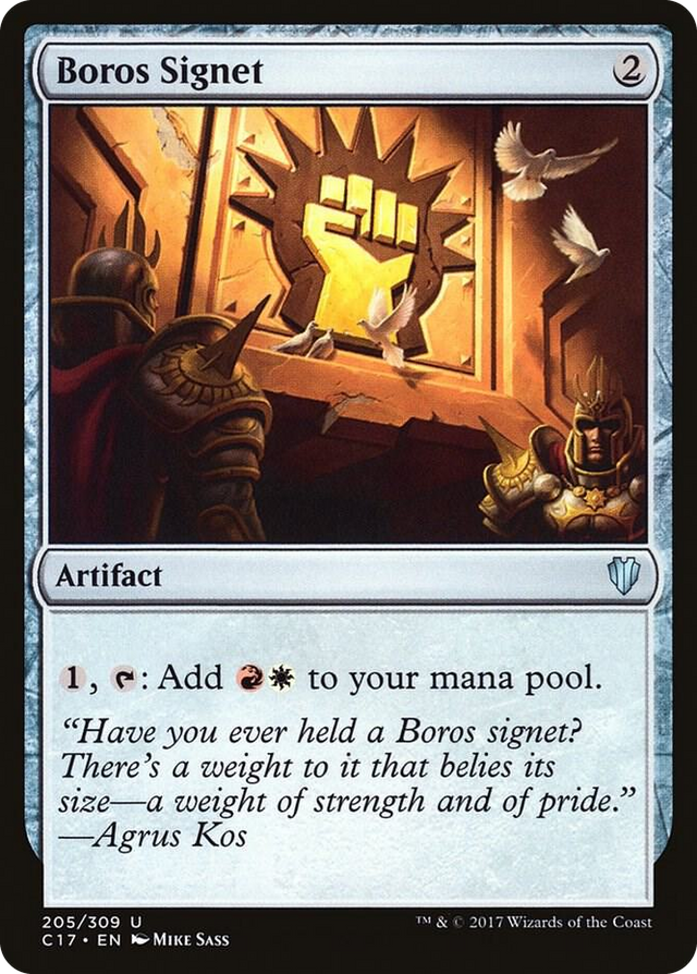 0205 Boros Signet U Commander 2017