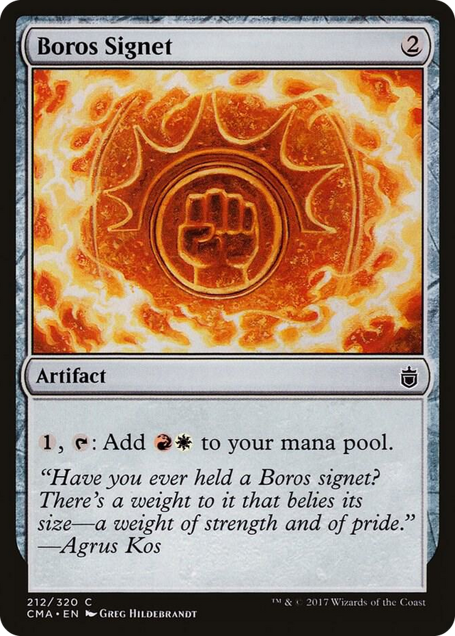 0212 Boros Signet C Commander Anthology