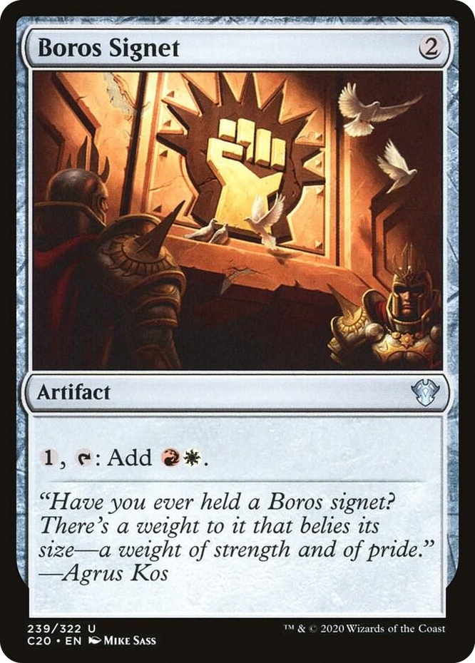 0239 Boros Signet U Commander 2020
