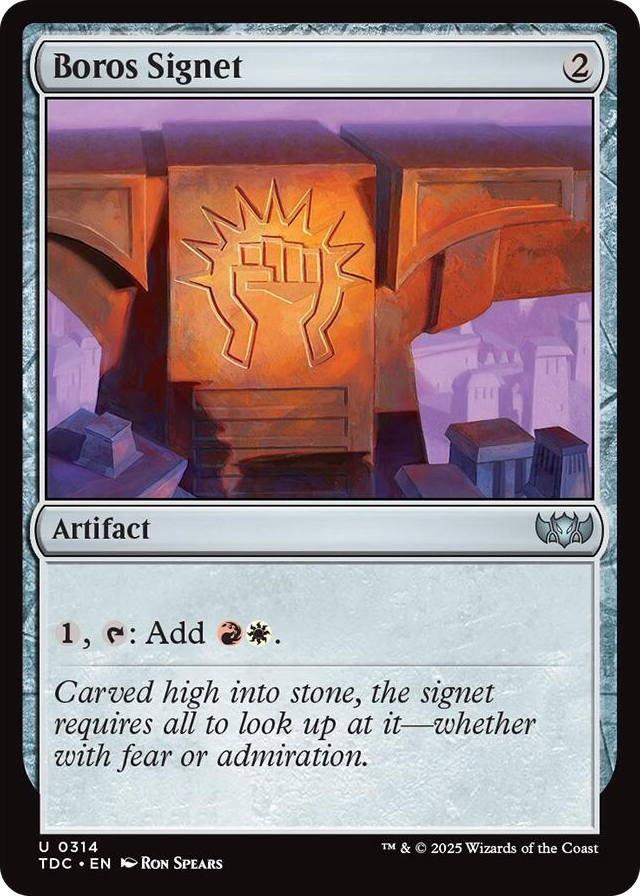 0314 Boros Signet U Commander: Tarkir: Dragonstorm