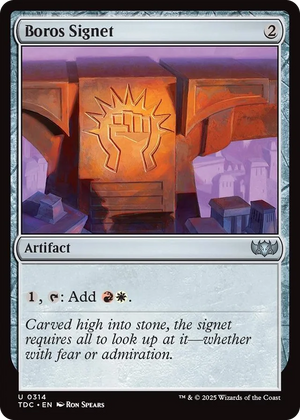 0314 Boros Signet U Commander: Tarkir: Dragonstorm