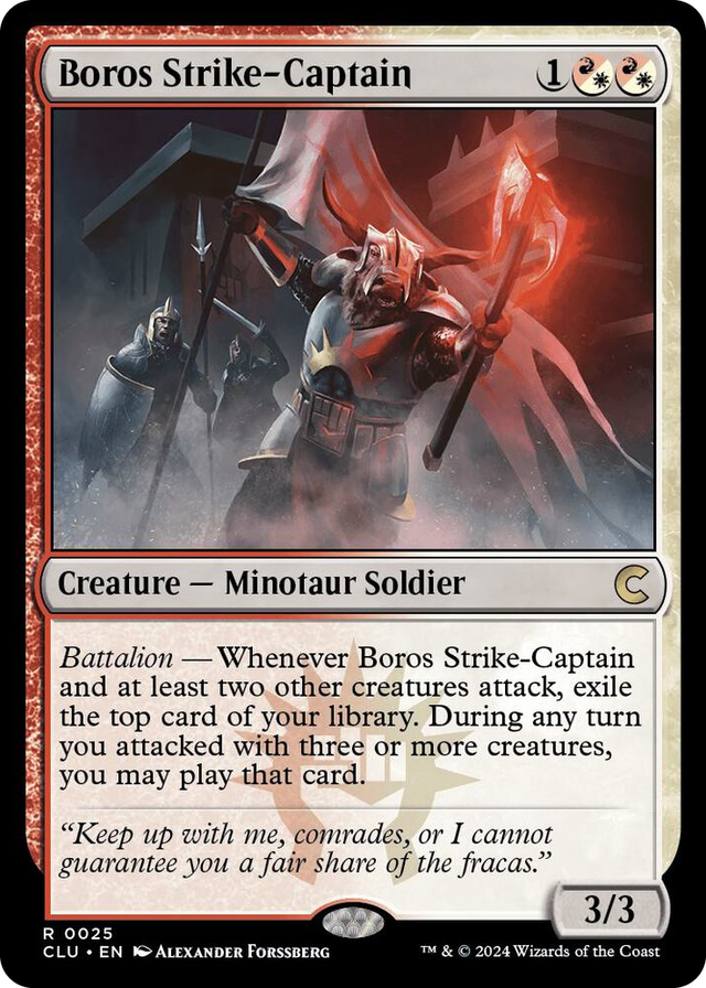 0025 Boros Strike-Captain R Ravnica: Clue Edition