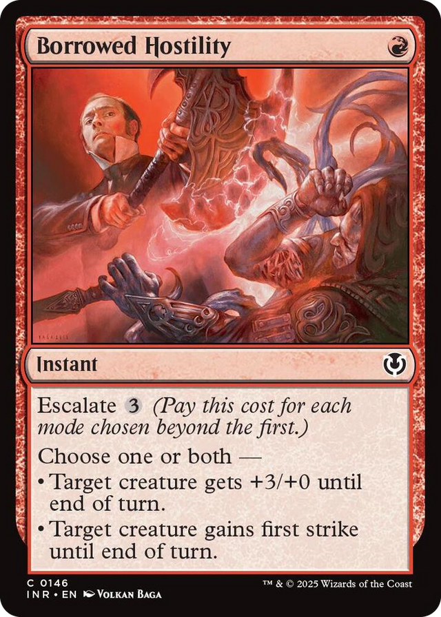 0146 Borrowed Hostility C Innistrad Remastered