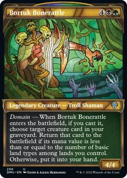 0296 Bortuk Bonerattle (Showcase) U Dominaria United